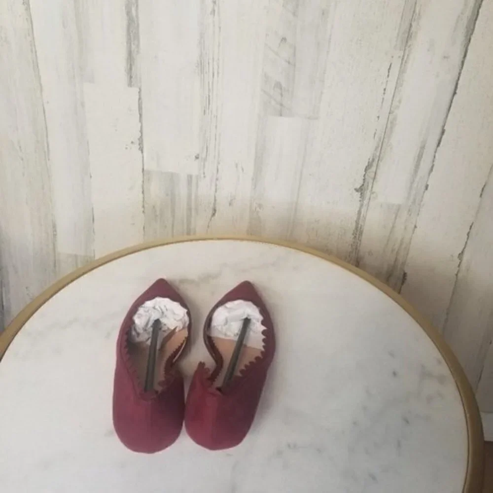 Journee Collection TAAVI PUMP Red Wine 5½M - Picture 4 of 7